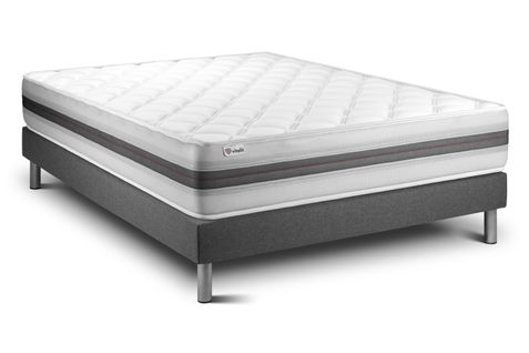 Ensemble Matelas Mousse Polyuréthane à Mémoire De Forme 160x200 Vitalmemo Back Ep:26 Cm - Sommier Ki