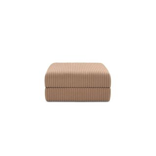 Pouf Modulable Et Convertible - Velours Côtelé XL - Marron