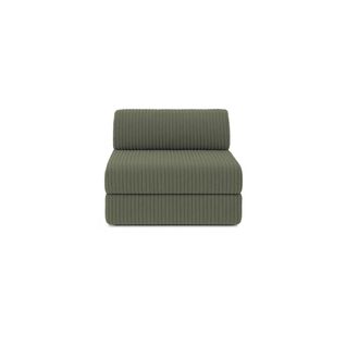 Fauteuil Modulable Et Convertible - Velours Côtelé XL - Vert