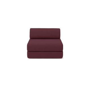 Fauteuil Modulable Et Convertible - Tissu Lisse - Rouge