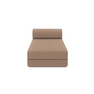 Méridienne Modulable Et Convertible - Velours Côtelé - Taupe