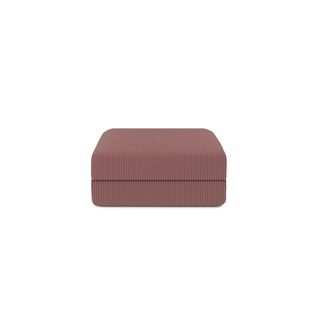 Pouf Modulable Et Convertible - Velours Côtelé - Rose