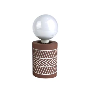 Lampe Ciment Ethnic Folk Terracotta