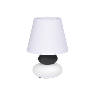 Lampe 2 Galets Blanc