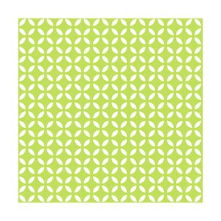 Lot De 20 Serviettes Papier Geometrique Vert