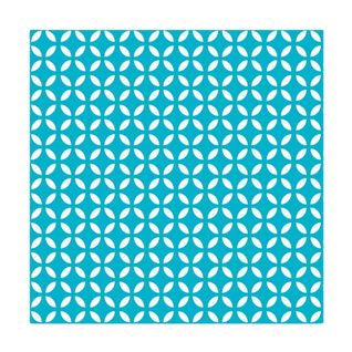Lot De 20 Serviettes Papier Geometrique Bleu