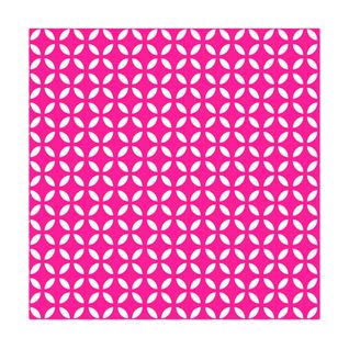 Lot De 20 Serviettes Papier Geometrique Rose