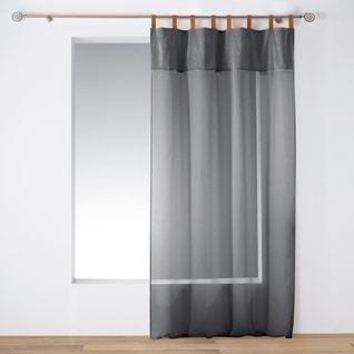 Panneau Voile Sable Milleray Anthracite  140 x 240