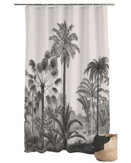 Rideau De Douche Palmiers Cocoty
