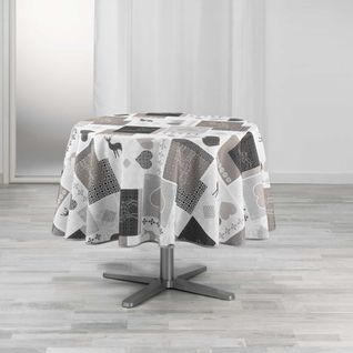 Nappe Ronde 180 Cm Chalet Valthos Naturel