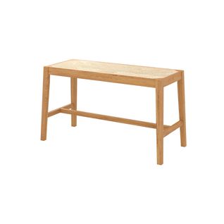 Banc 2 Places En Bois De Chêne Massif Et Cannage - Kappa