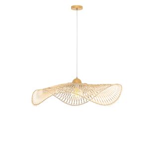 Suspension D75 Cm En Bambou Avec Fil Blanc - Jipi