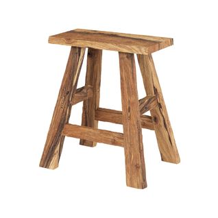 Tabouret En Bois De Teck Recyclé H45 Cm - Bob