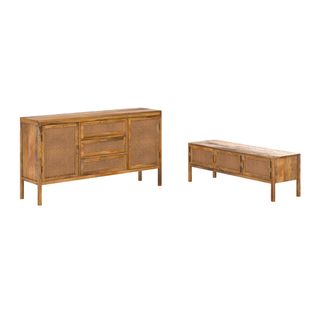 Ensemble Buffet Et Meuble TV En Bois - Tiki