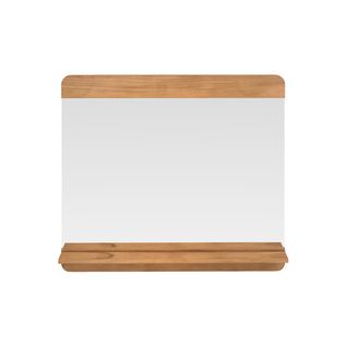 Miroir Mural De Salle De Bain Rectangulaire Avec Étagère - Nymphea