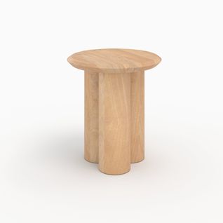 Table D'appoint En Bois De Manguier D40 Cm - Sacha