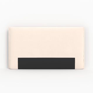 Tête De Lit En Tissu Blanc Déhoussable 160 Cm - Safia