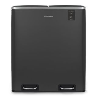 Poubelle à Pédale 2 X 30l, Grey Edition - N°916