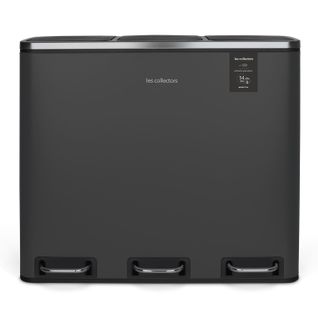 Poubelle De Tri à Pédale 3 X 18 L, Grey Edition - N°990