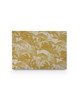 Tête De Lit Déhoussable Anni 160x110 Cm Coloris Jaune