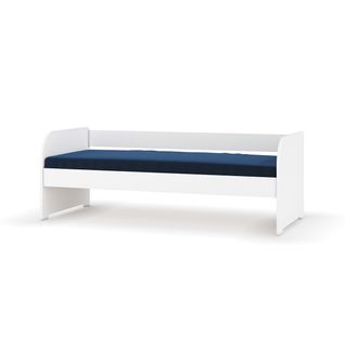 Lit Banquette Avec Matelas 80x200 Cm Ezra  Blanc