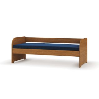 Lit Banquette Avec Matelas 80x190 Cm Ezra  Noisette