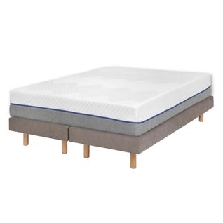 Pack 2 Sommiers Tapissiers Avec Matelas 80x200 Cm Habby  Lin