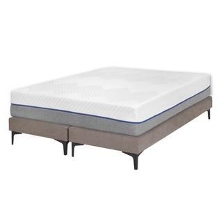 Pack De 2 Sommiers Tapissiers Avec Matelas 70x190 Cm Hiliana  Lin