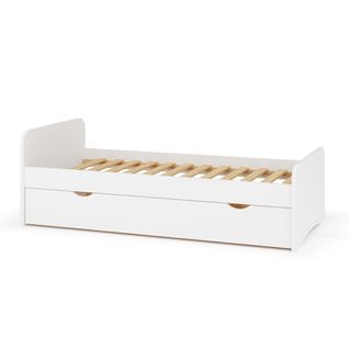 Lit Gigogne 90x190 Cm Talia  Blanc