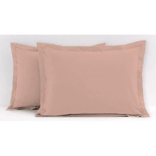 Lot De 2 Taies D'oreiller - Lh71619 - 50 X 70 Cm - Rose