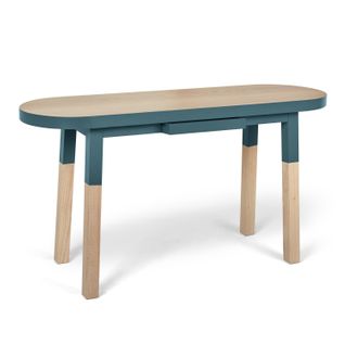 Bureau Console 140 Cm, 100% Frêne Massif