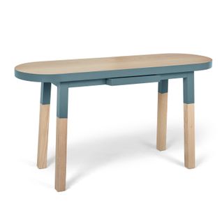 Bureau Console 140 Cm, 100% Frêne Massif
