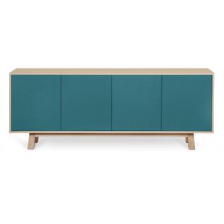 Buffet Bas 4 Portes 160 Cm, En Frêne