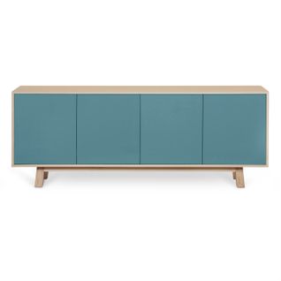 Buffet Bas 4 Portes 160 Cm, En Frêne