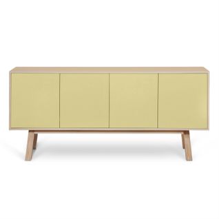 Buffet 4 Portes 220 Cm, En Frêne