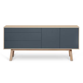 Buffet 2 Portes+3 Tiroirs 180 Cm, En Frêne