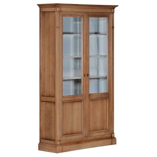 Vitrine Bibliothèque En Chêne Massif