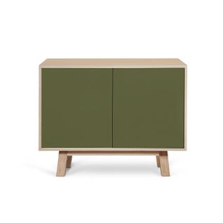 Buffet Bas 2 Portes 100 Cm, En Frêne