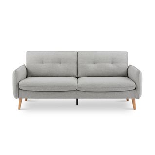 Canapé Scandinave Chloé – Confort et Élégance à Prix Juste | 3-4 Places, Tissu Gris Clair