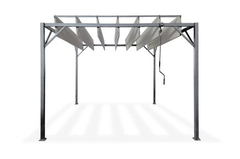 Pergola Bioclimatique Autoportée Bahia 300s300 Beige