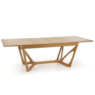 Table à Manger Design Couleur Chêne 160-240cm Trust