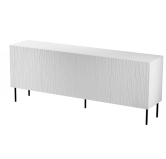 Buffet Bas Design Blanc Mat 190 Cm Mokt