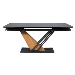 Table Design Extensible Céramique Effet Marbre 160-220 Cm Viro