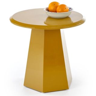 Table D'appoint Design Jaune Moutarde Kimi