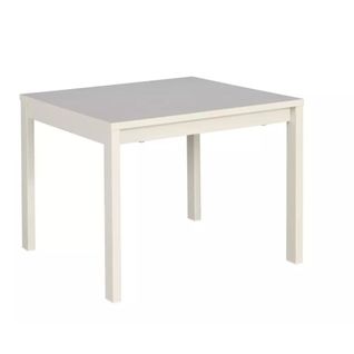 Table Basse Carrée Blanc Cassé De 50 Cm Seli