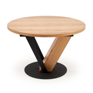 Table De Salle à Manger Ronde De Style Industriel Extensible Pearl