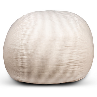 Pouf Lit Convertible 2en1 Blanc Cassé