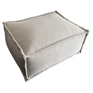 Module Méridienne Pour Canapé Modulable Effet Lin Bananair 80x60 Cm Beige