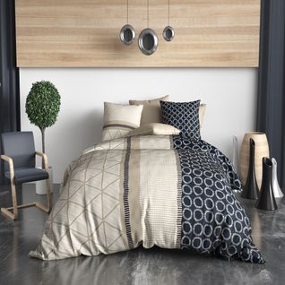 Parure De Couette Coton Nairobi - 220x240 cm