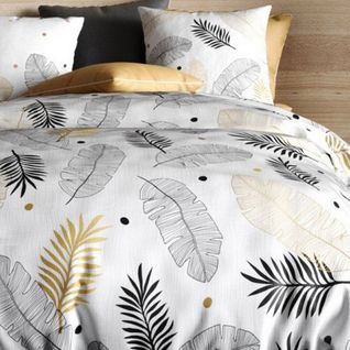 Housse De Couette 220x240 Cm + 2 Taies D'oreiller 63x63 Cm Coton Envole